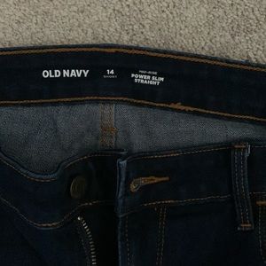 Old Navy power slim straight jeans